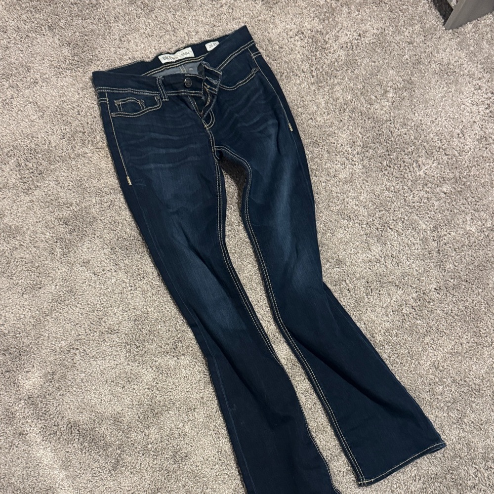 BKE Women's Deep Indigo Boot Cut Jeans